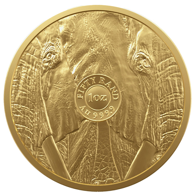 Big Five Goldmünze Elefant 2022