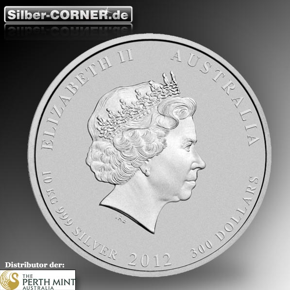 10 KG Schlange Silbermünze 300 Dollar 2013