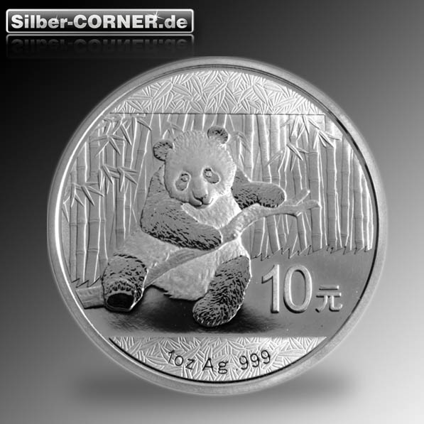 China Panda 1 Unze Silber 2014 