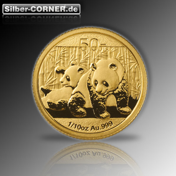 China Panda 1/10 Oz Gold 2010