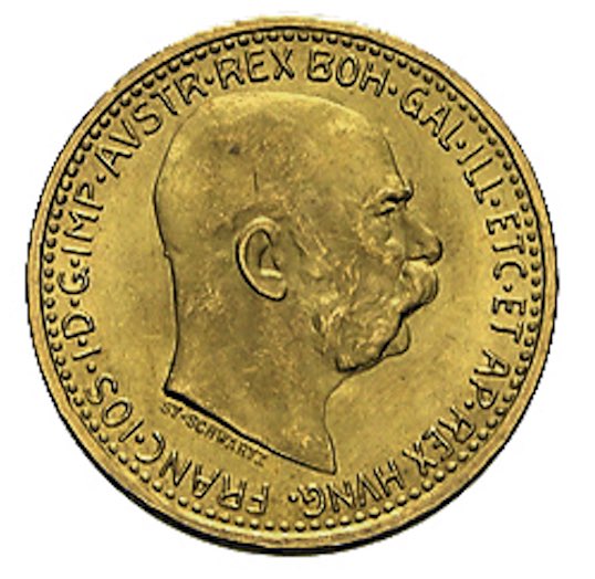 10 Kronen Goldmünze Österreich kaufen oder verkaufen 