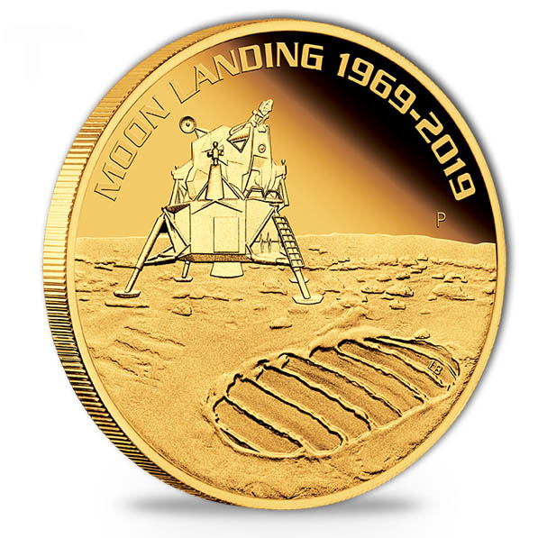 50 Jahre Mondlandung 1 Unze Gold Proof