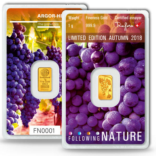 Following Nature - Herbst / Autum - 1 Gramm Gold 2018