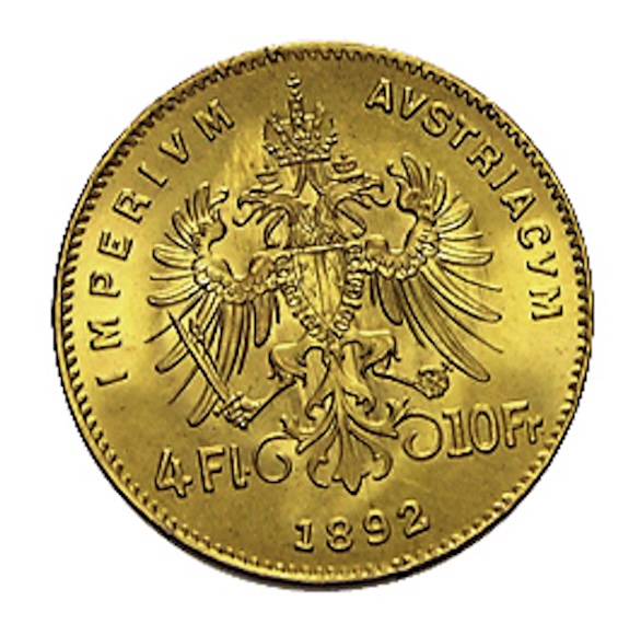 4 Florin Goldmünze Goldgulden