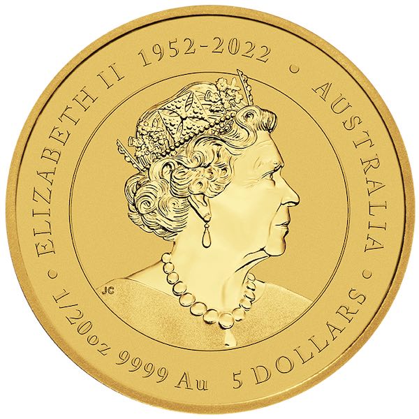 Lunar 3 Drache 5 Dollar goldmünze 2024