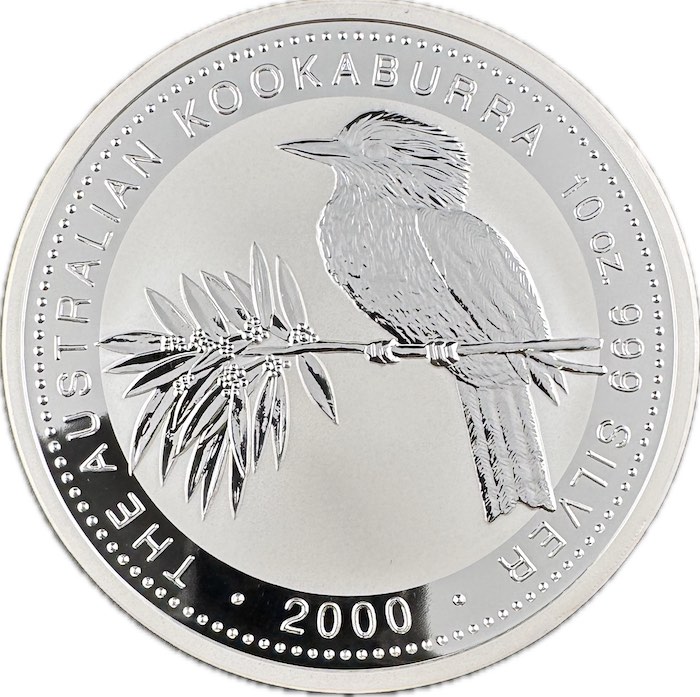 Kookaburra 10 Unzen Silber 2000*