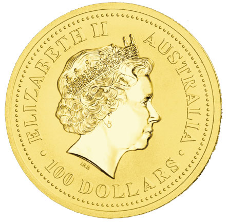 100 Dollar Goldmünze 1999 Känguru / Nugget