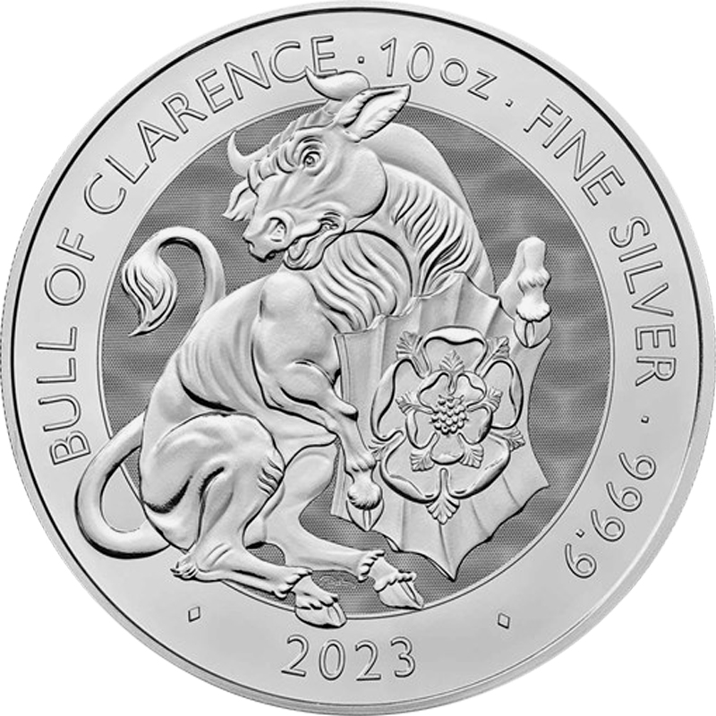 Balck Bull of Clarence 10 Unzen Silber 2023