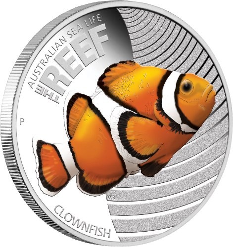 Sea Leide The Reef Clownfish 1/2 Oz Silber 2010