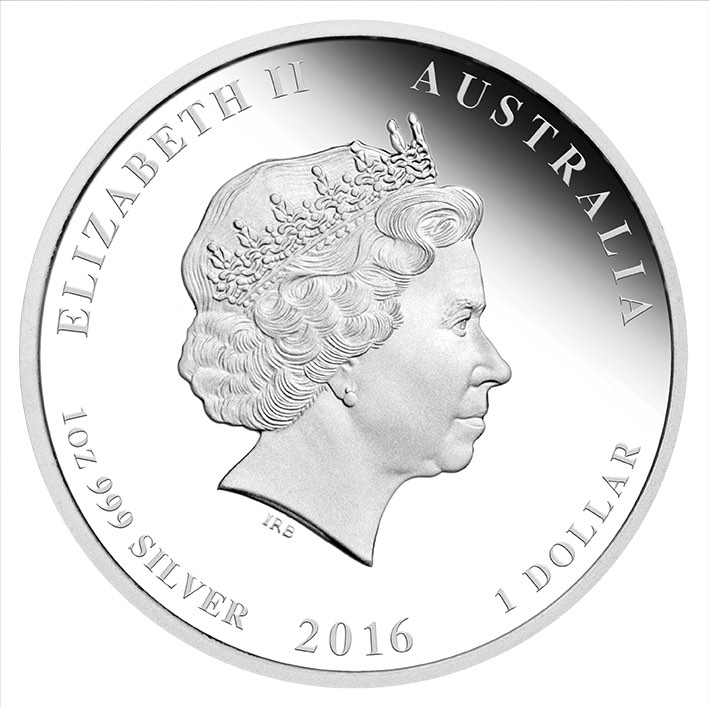 Lunar Affe 1 Dollar Proof Typeset Affe