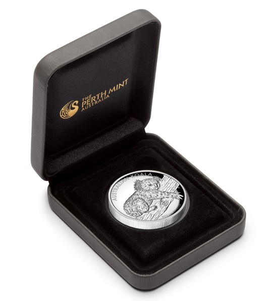 Koala 1 Oz Silber High Relief 2012