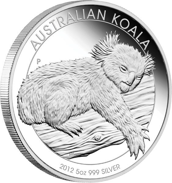 Koala 5 Oz Silber High Relief 2012