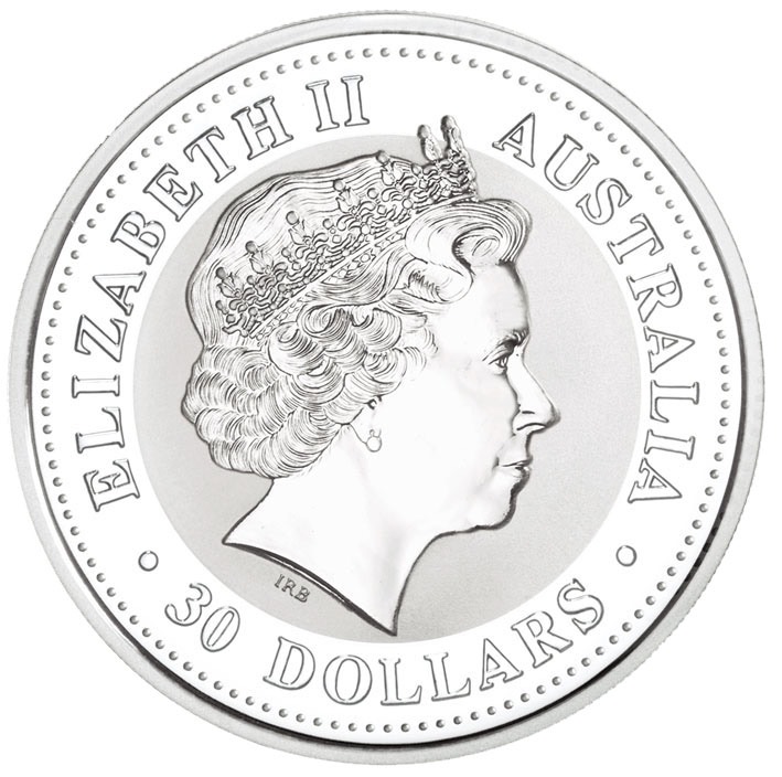 Lunar I 30 Dollar Silber Hund 2006