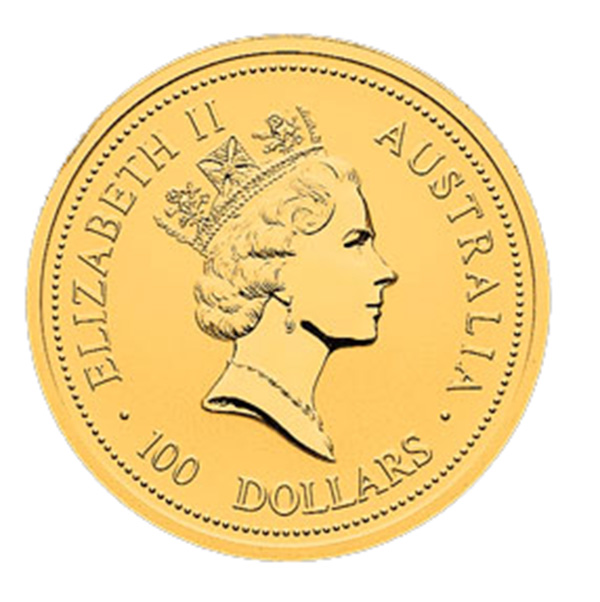 Lunar I Ochse 100 Dollar Gold 1997