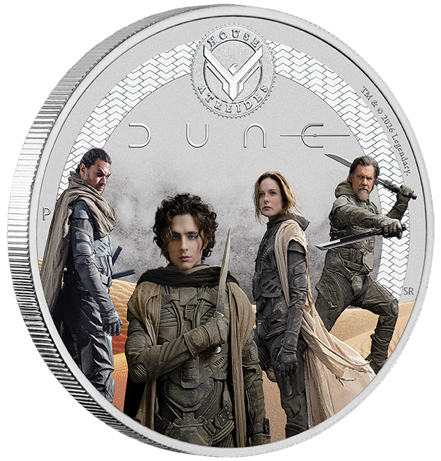 Dune House of Atreides 1/2 Oz Silbermünze 2026