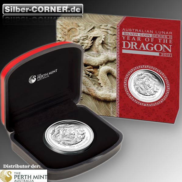 MoodShot Lunar II Drache 1/2 Oz Silber Proof