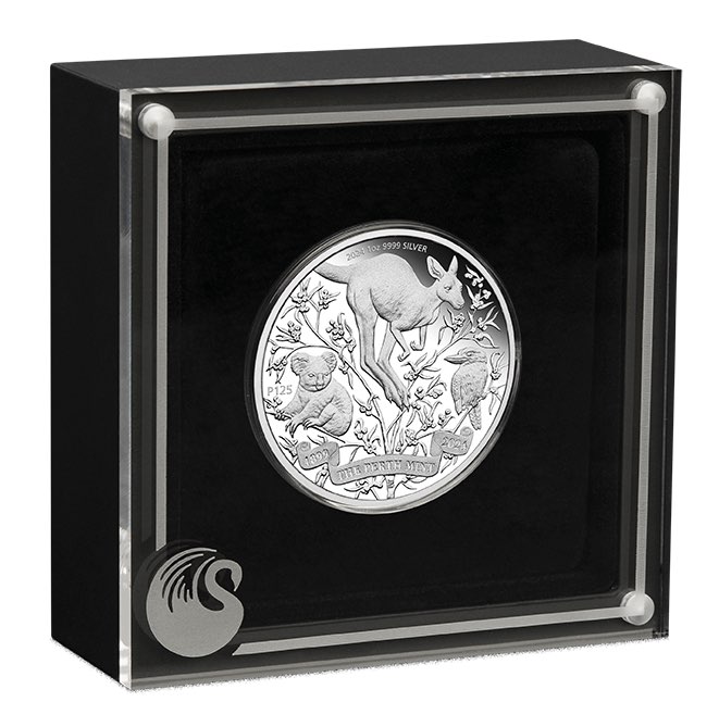 125 Jahre Perth Mint Sondermünze 1 Unze Silber Proof Sammlerbox