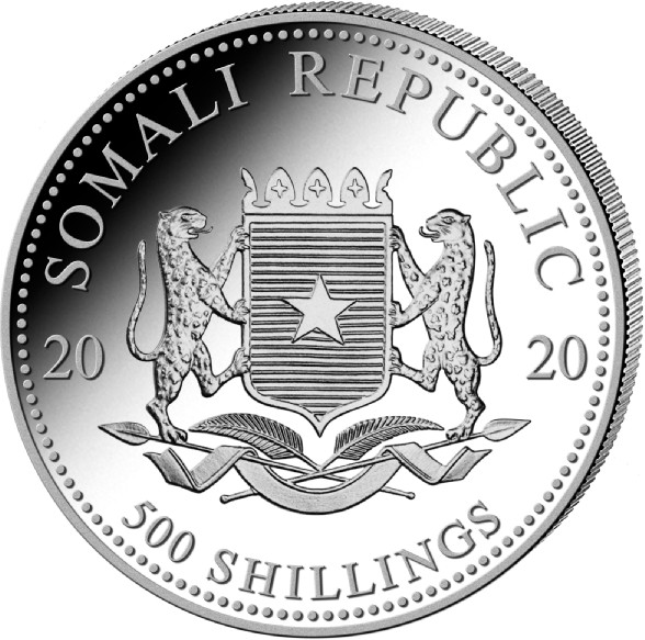 Somalia Elefant 500 Shillings 2020