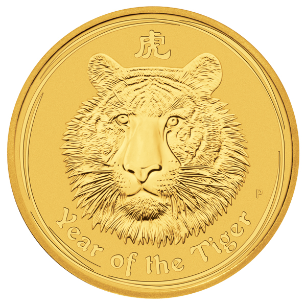Lunar Serie 2 Tiger 1 Unze Gold