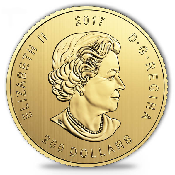 200 Dollar Goldmünze Kanada Elch