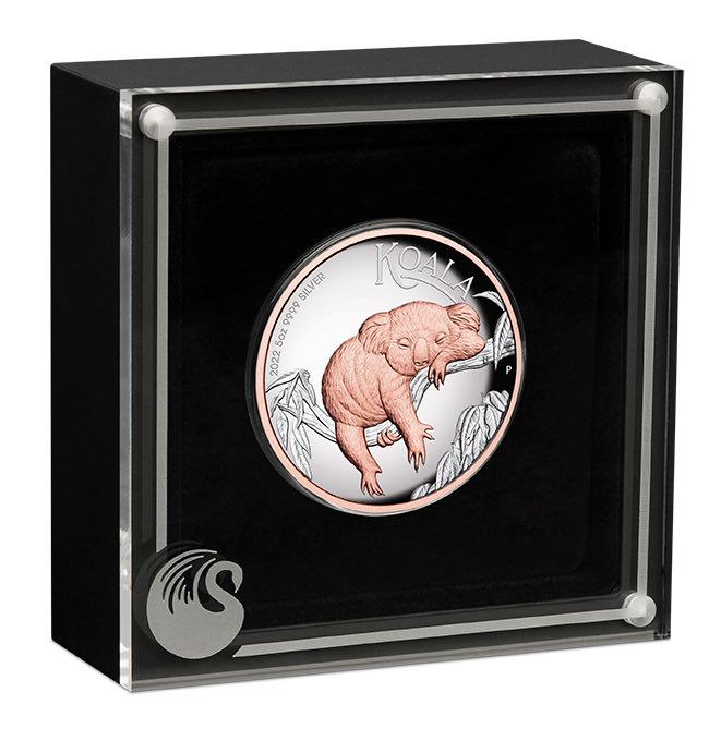 Koala 5 Oz Silber Box 2022 
