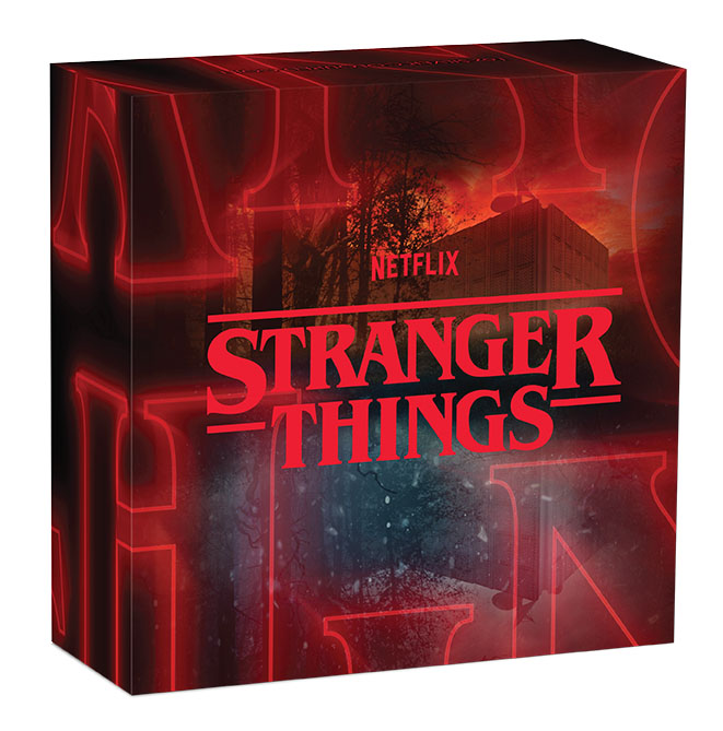 Umverpackung Stranger Things Upside Down Münze