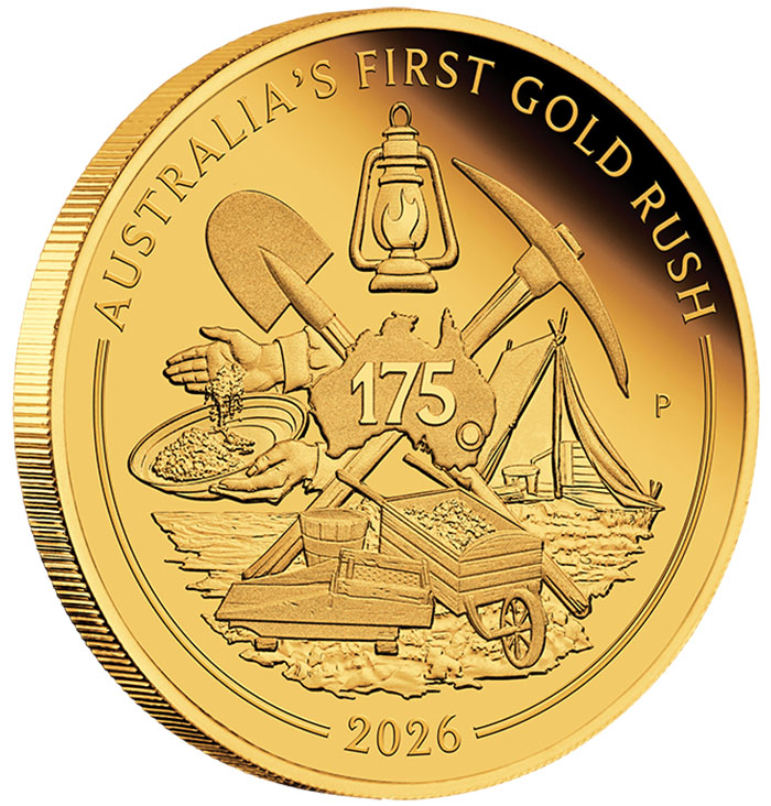 175 Jahre First Gold Rush 1 Unze Gold 2026