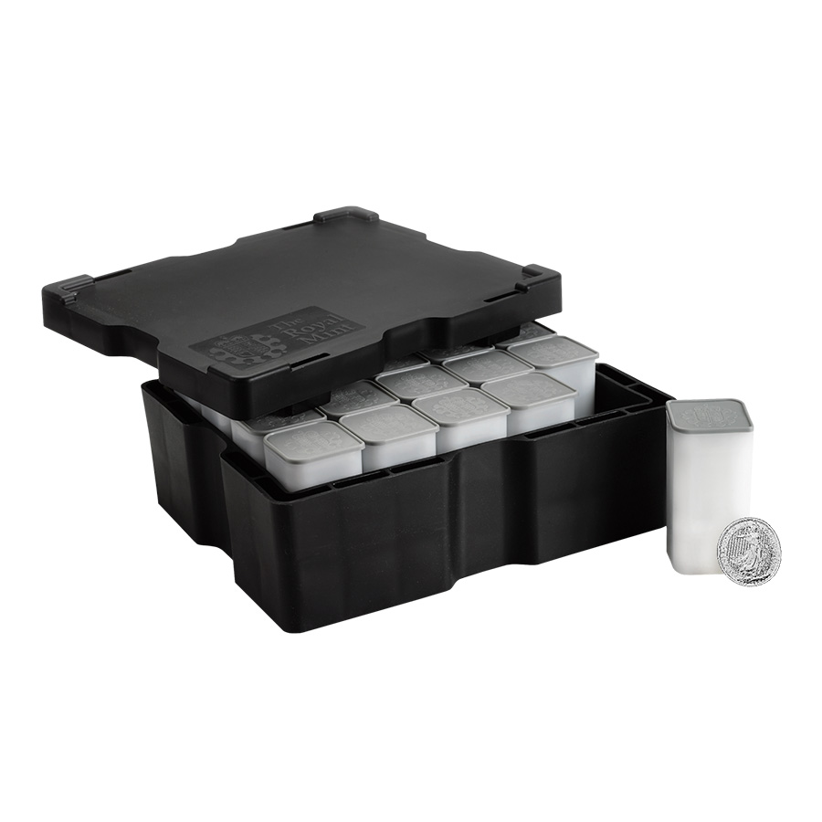 500 Stück Britannia Silber 2026 Masterbox Silber-CORNER.de