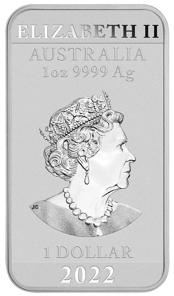 1 Dollar Rectangular Drache 2022
