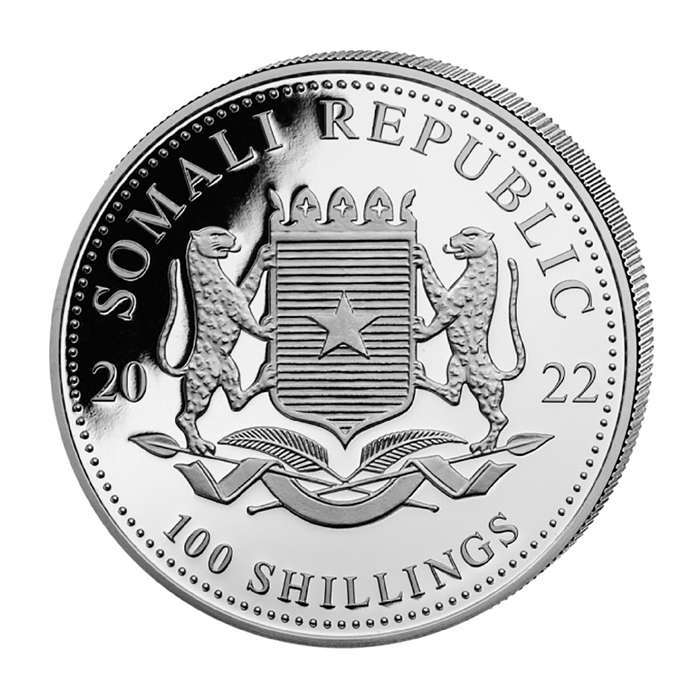 100 schillings somalia elefant