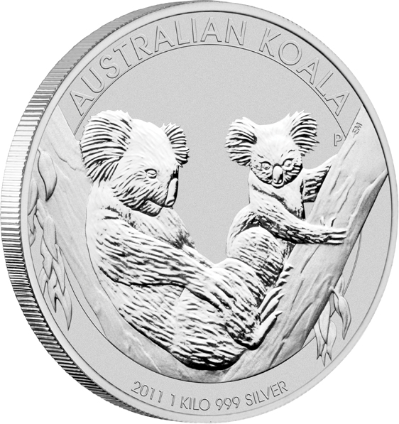 Australien Koala 1 KG Silbermünze 2011