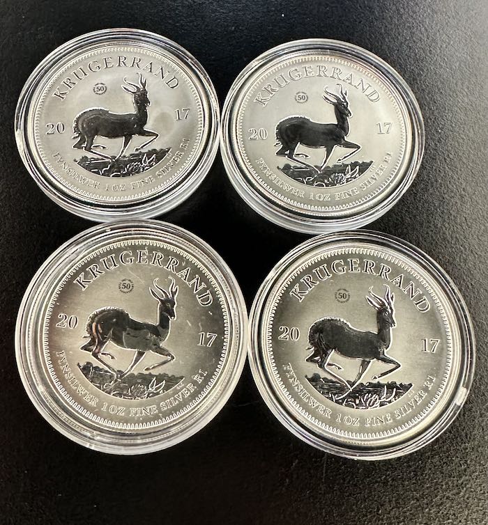 Krügerrand 1 Unze Silber 2017 - 50 Jahre Edition *