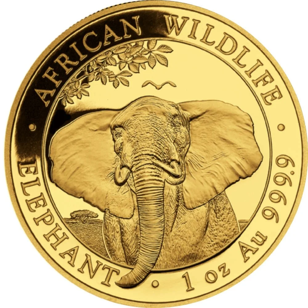 Somalia Elefant 1 Unze Goldmünze 2021 kaufen und verkaufen