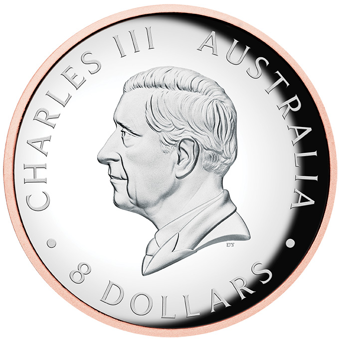Koala 8 Dollar vergoldet High  Relief 2026