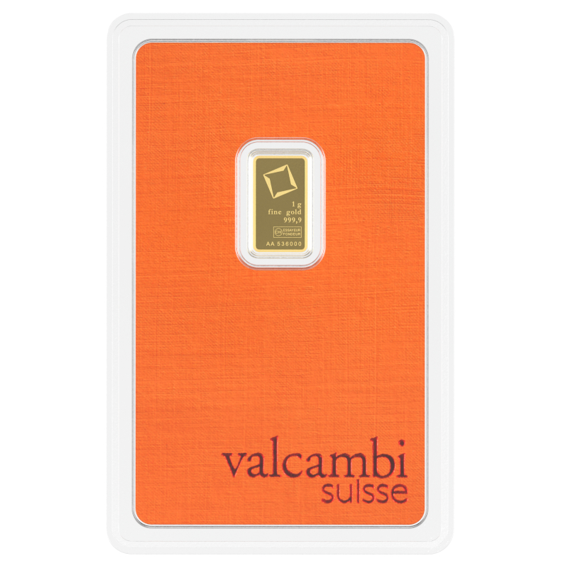 1 Gramm Goldbarren Valcambi Schweiz kaufen und verkaufen