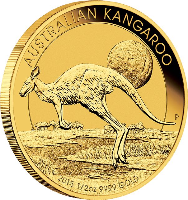 Känguru Goldmünze 2015 1/2 Unze 