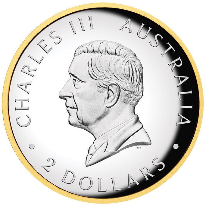 2 Dollar kookaburra 2025 gilded