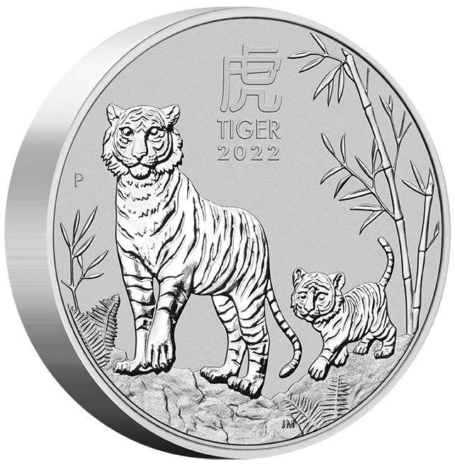 Lunar 3 Tiger 10 KG Silbermünze 2022 kaufen und verkaufen