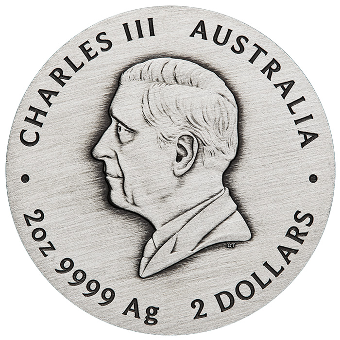 Lunar III Pferd 2026 Silber 2oz Avers King Charles III