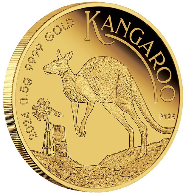 Mini Känguru 0,5 Gramm 2024 Perth Mint
