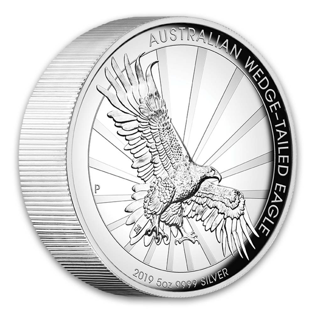 5 Oz High Relief Wedge Tailed Eagle 2019*