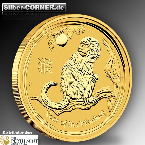 Lunar II Gold Jahr des Affen