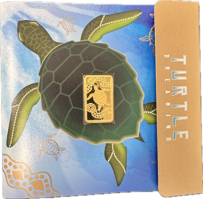 10 Gramm Goldbarren Turtle Dreaming 2008