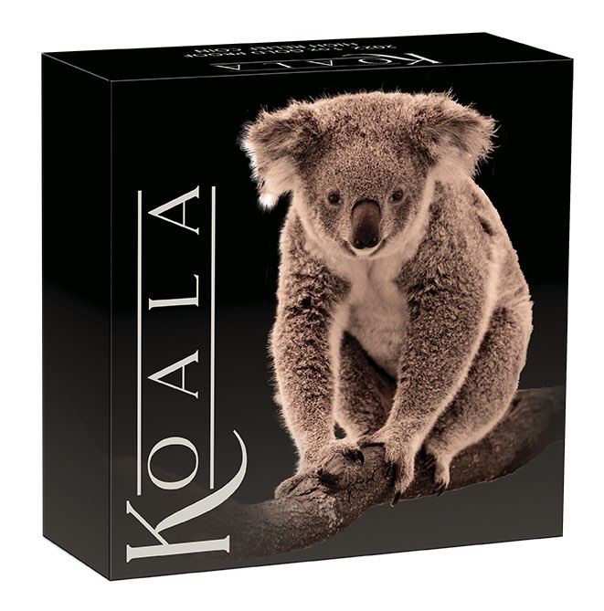 Umverpackung Koala 1 Oz Gold 2022 High Relief 