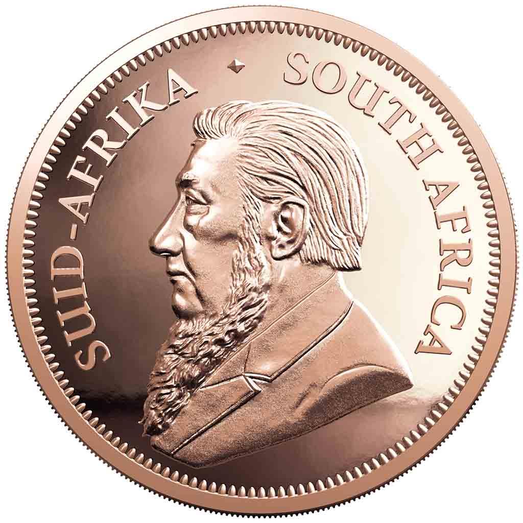 Rückseite Krügerrand 2 Unzen Gold Polierte Platte 2019