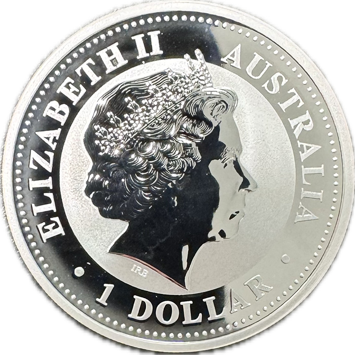 Australien Kookaburra 1 Dollar Silbermünze 2008