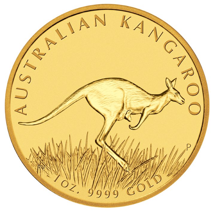 Australien Känguru Nugget 1 Unze Goldmünze 2008