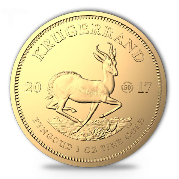 Krügerrand 50 Jahre Edition 1 Unze Gold 2017
