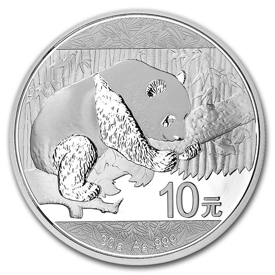 China Panda 30 Gramm Silbermünze 2016