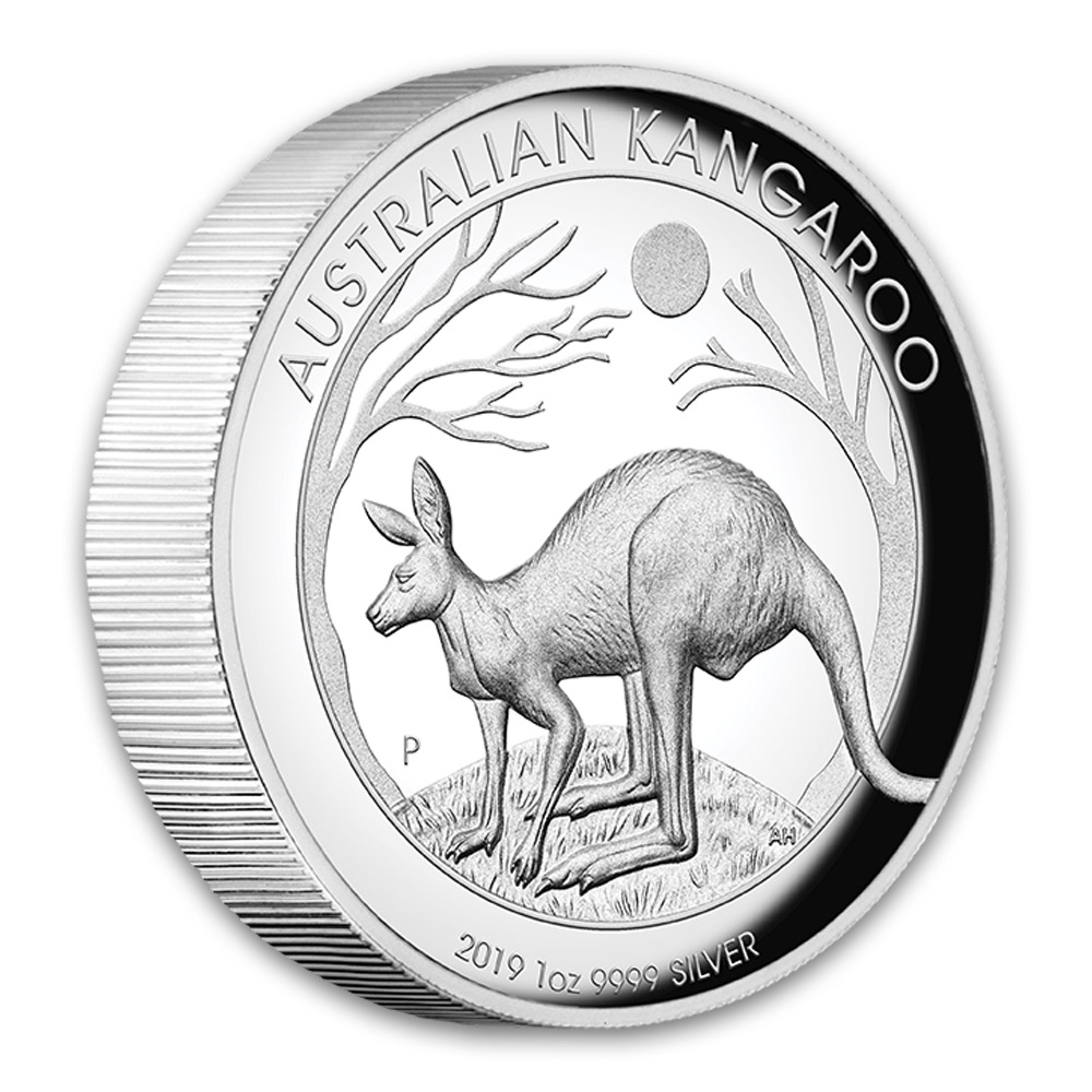 1 Oz Silber High Relief Känguru 2019*